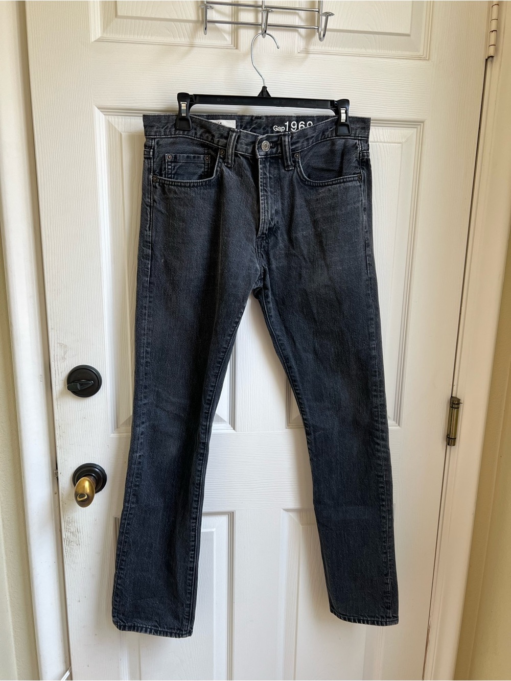 GAP Men's Charcoal Slim Straight Jeans